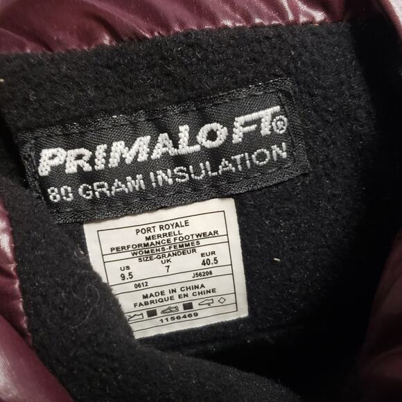 NWOT Merrell Womens Frost Glove Insulated Boots Port Royale Purple Sz 9.5 Winter - Picture 11 of 15